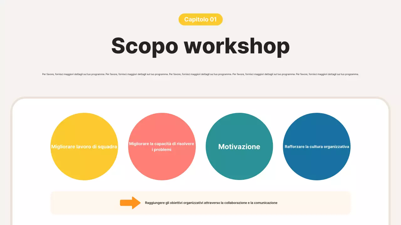 Beige Modern Chi siamo Descrizione