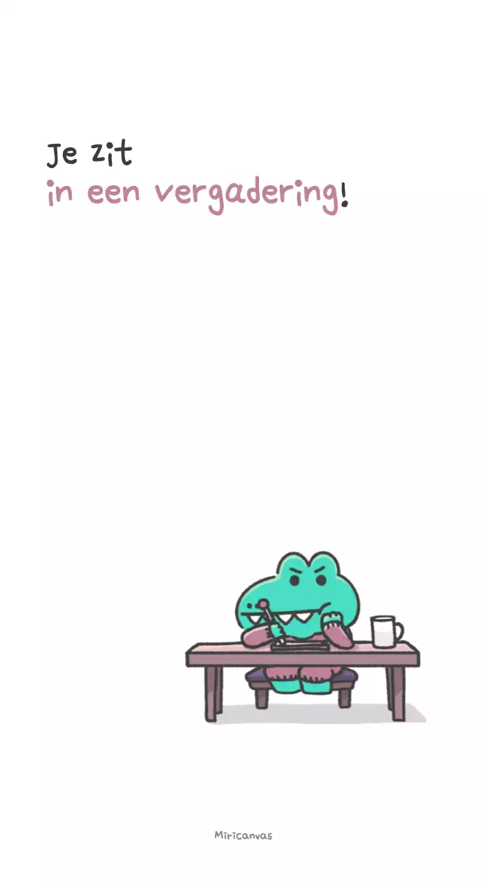 Een kalender met een schattig Ago-illustratieconcept