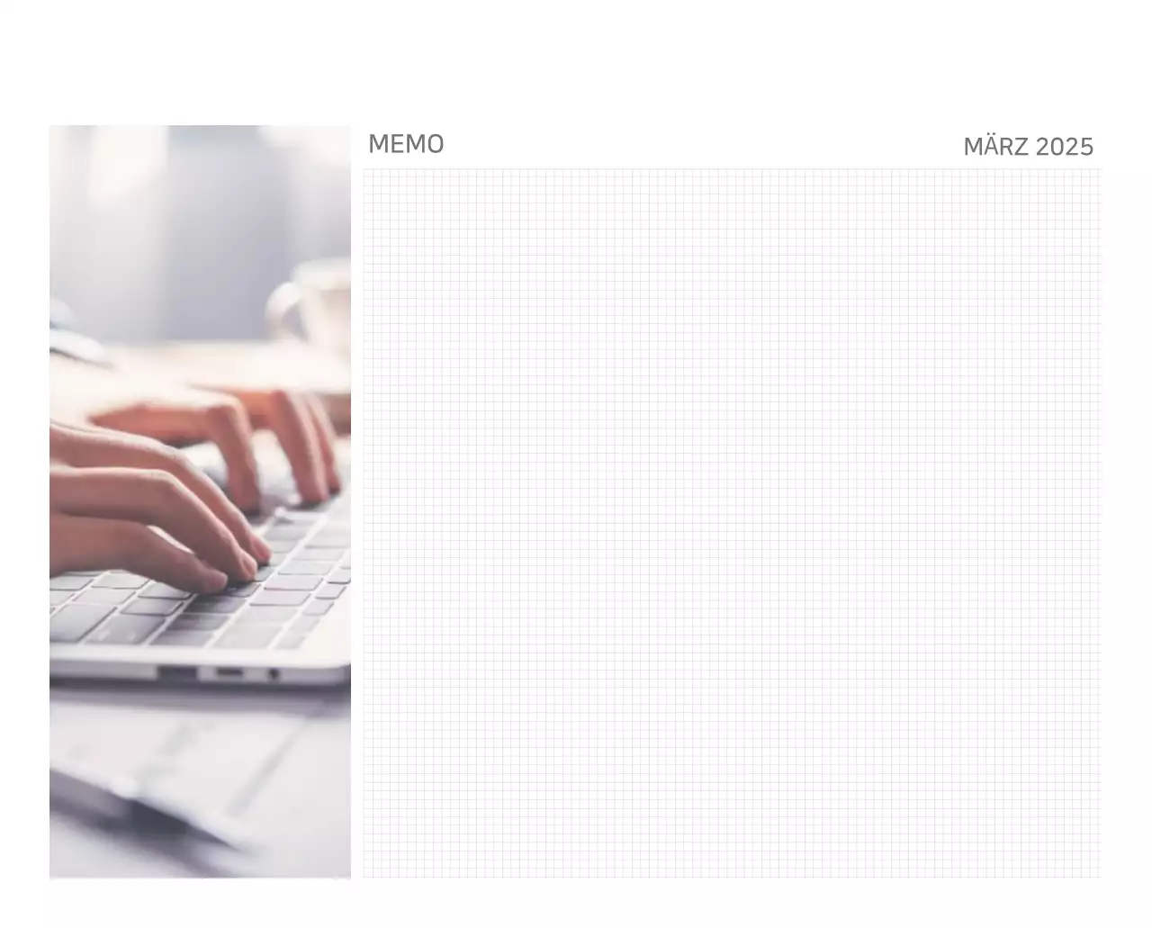 Blauer moderner Kalender Kalender