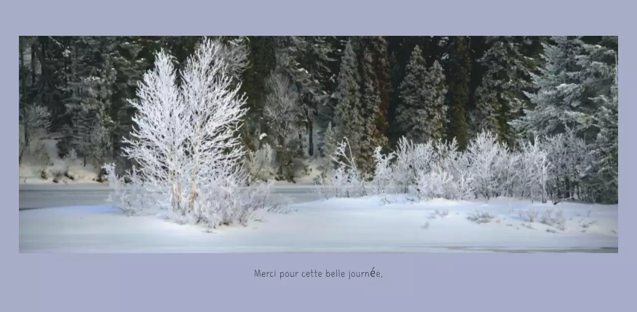 Calendrier botanique blanc et propre
