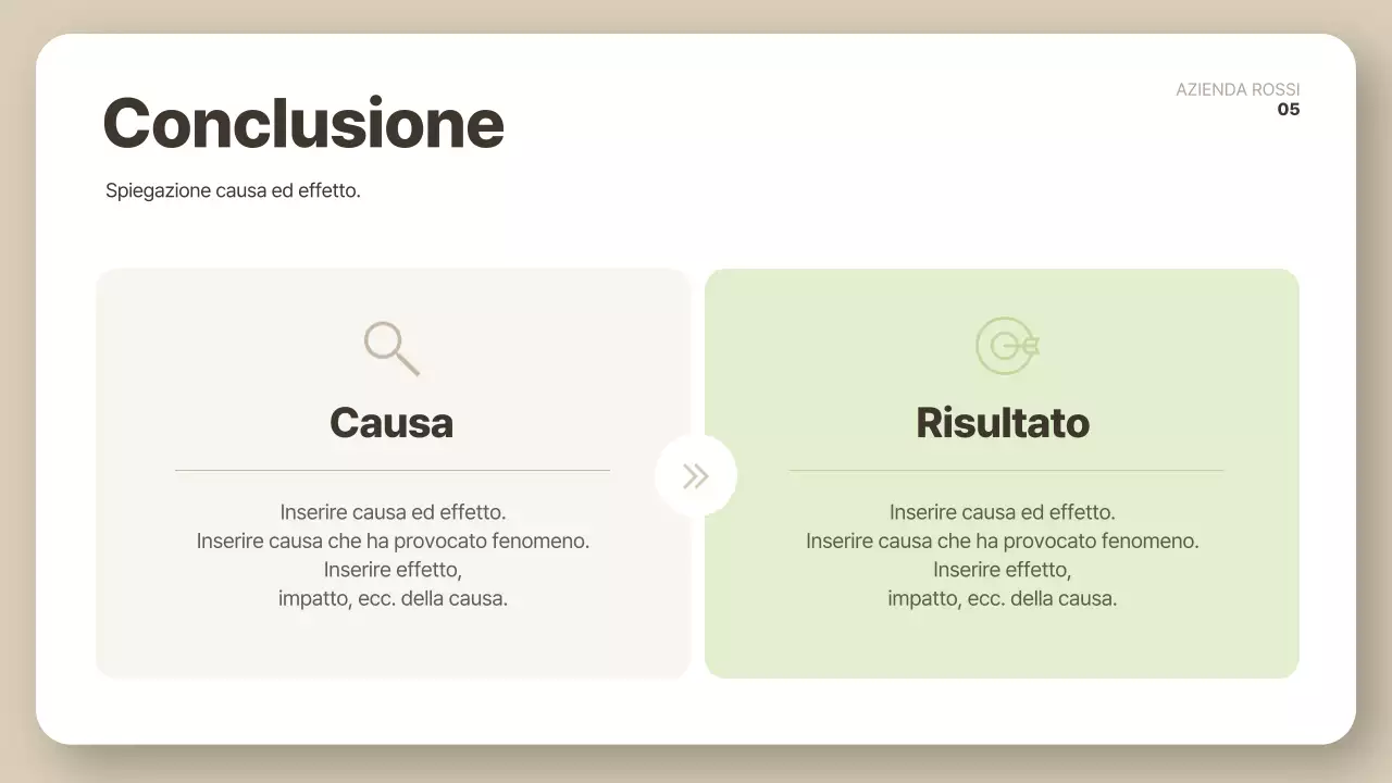 Descrizione del rapporto beige clean