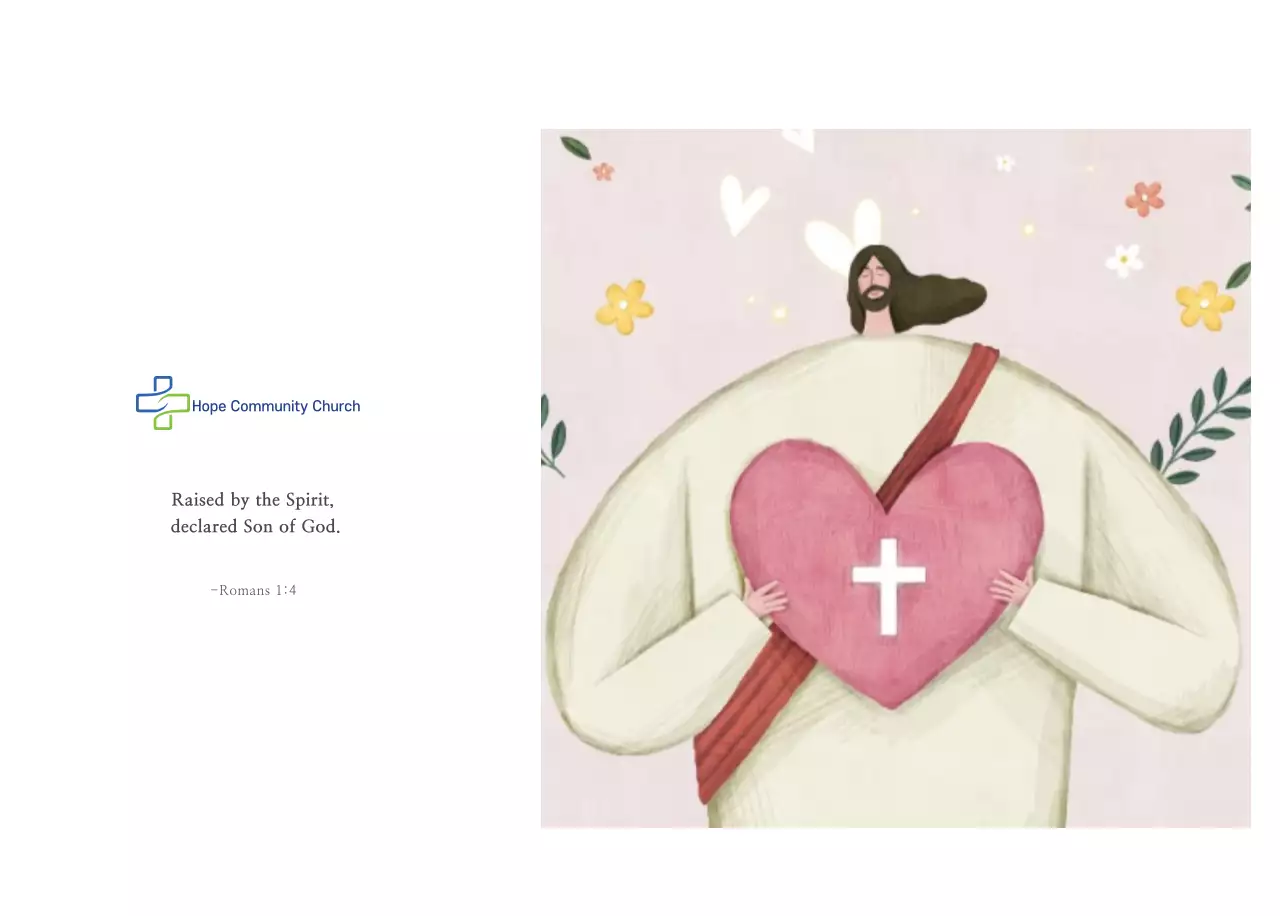 Gereja ilustrasi pastel yang bersih