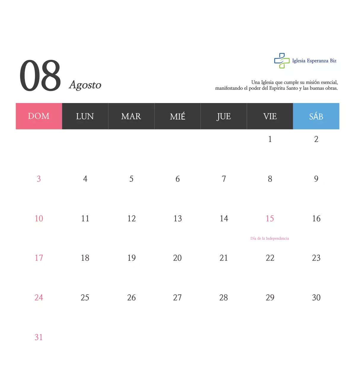 Caligrafía sencilla Promoción de la Biblia en la Iglesia