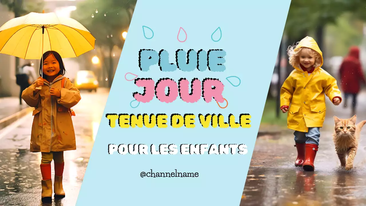 publicité jaune pour les enfants à la mode
