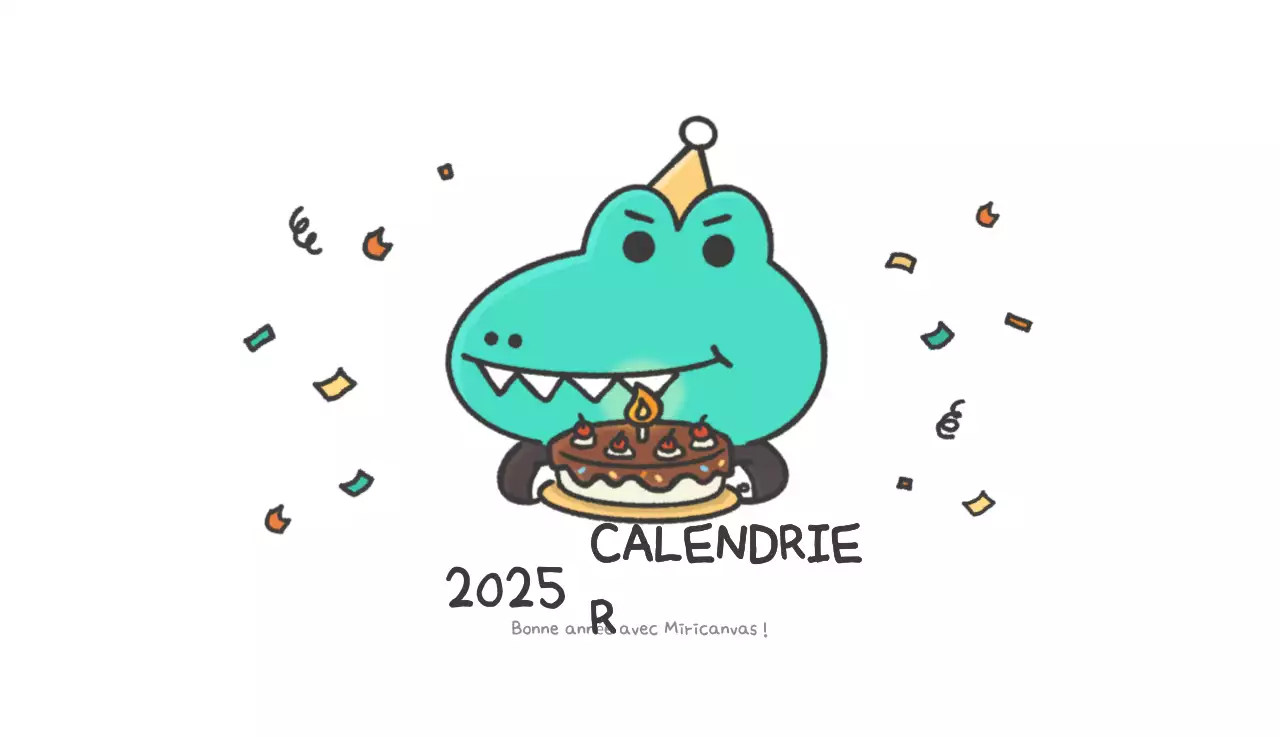 Un calendrier avec un concept d'illustration Ago mignon