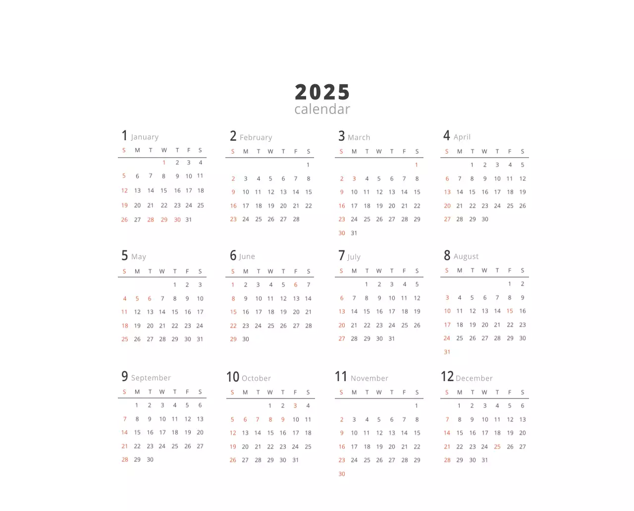 Kalender interior minimalis berwarna krem