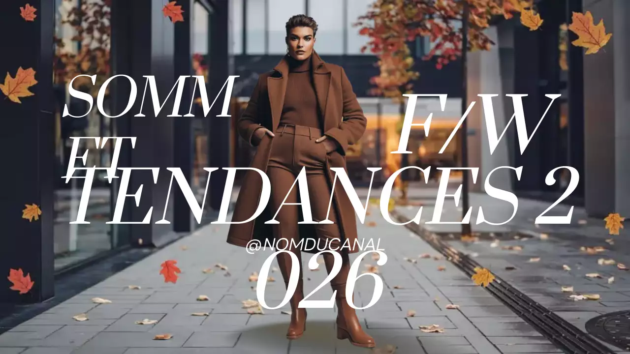 Annonce de mode moderne brune