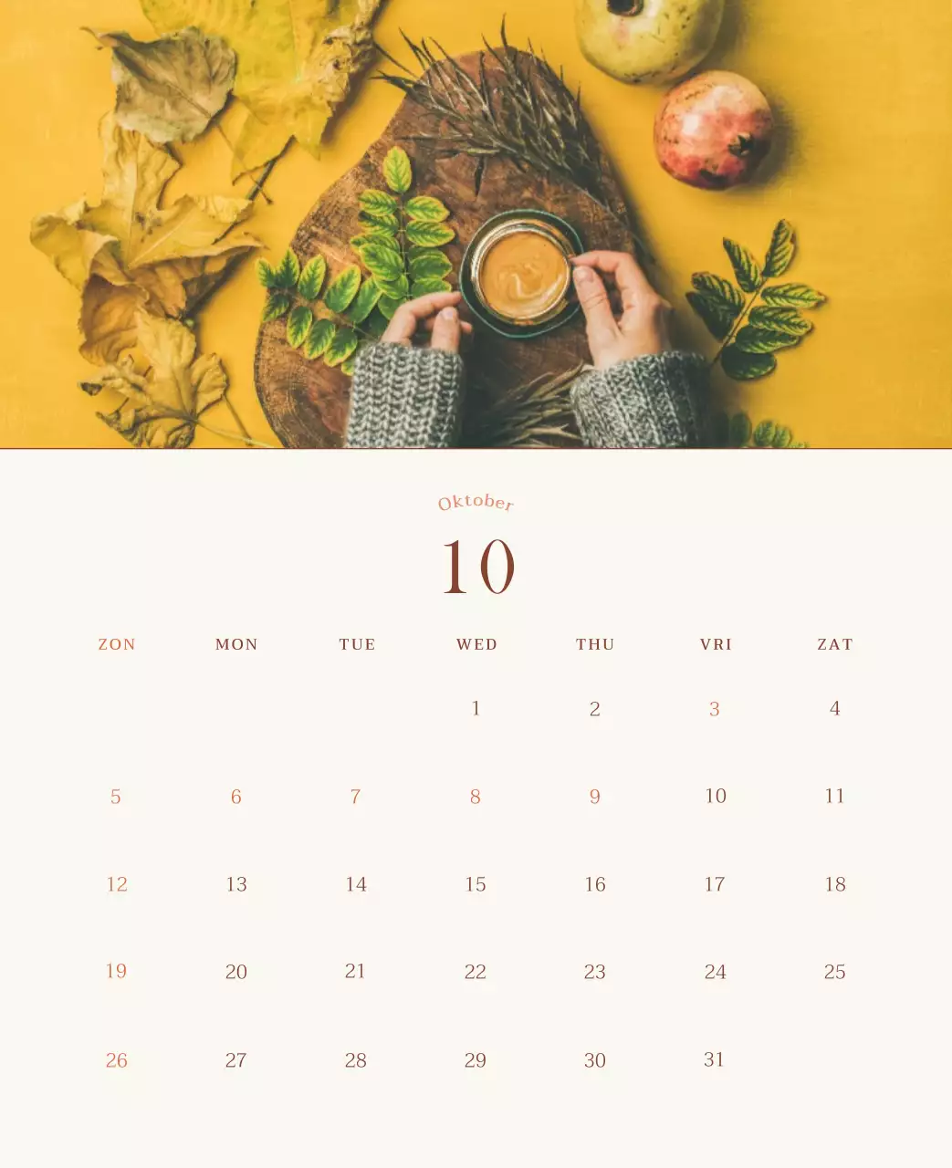 Promoot Beige Vintage Café