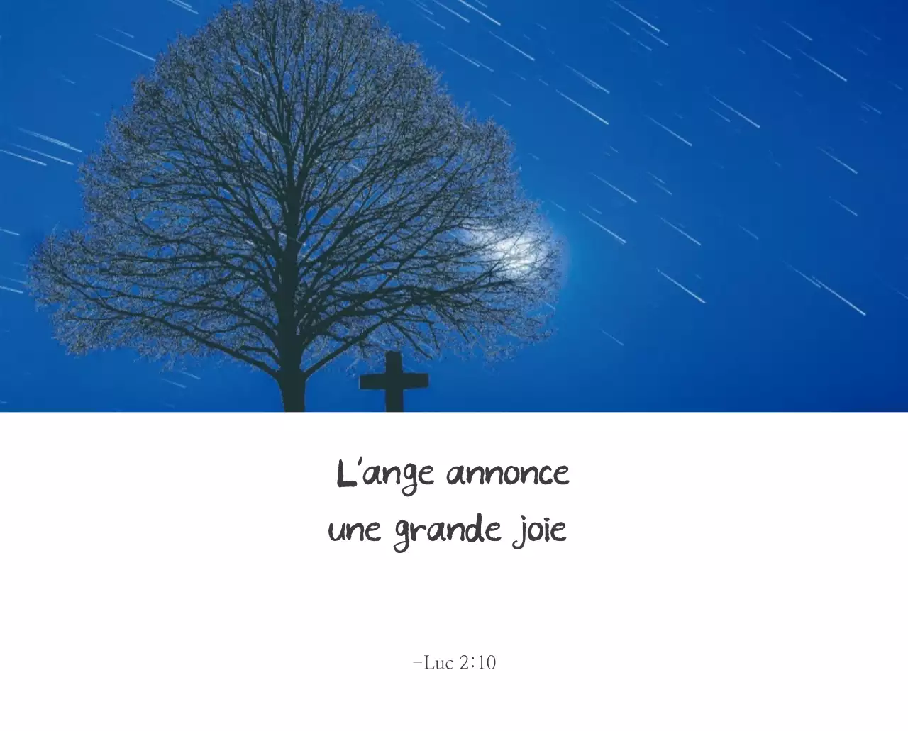 Calligraphie simple Promotion de l'église biblique