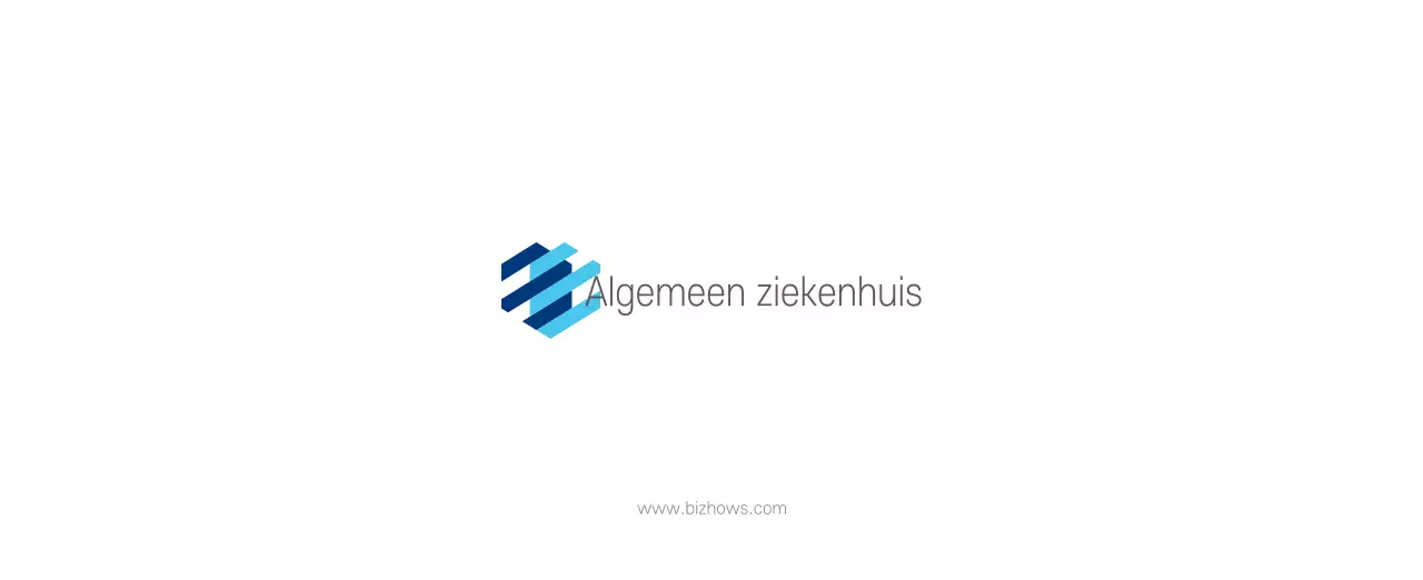 Navy Witte Eenvoudige Ziekenhuis Promotiekalender