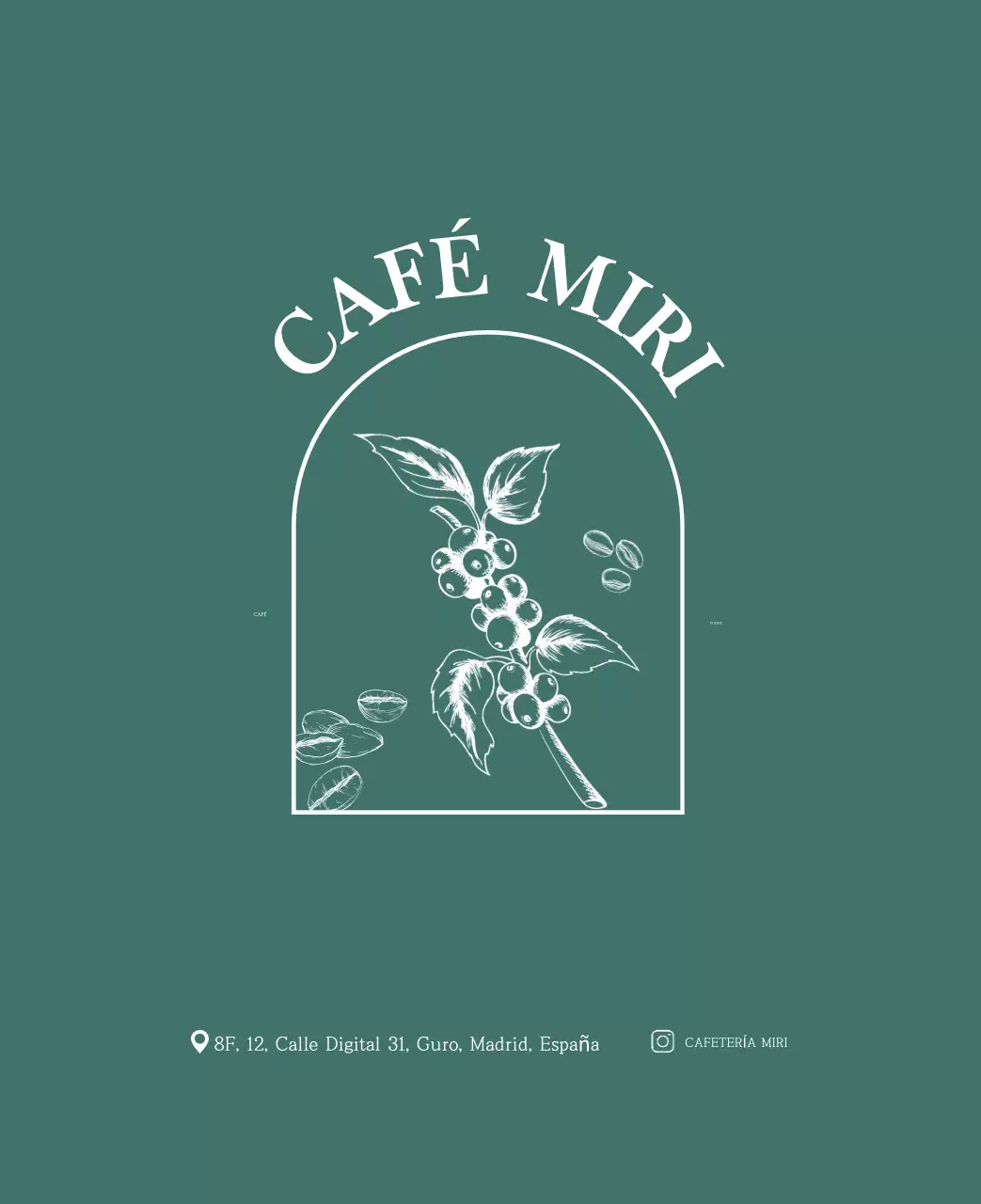 Un moderno calendario de cafeterías con recomendaciones para la bebida del mes