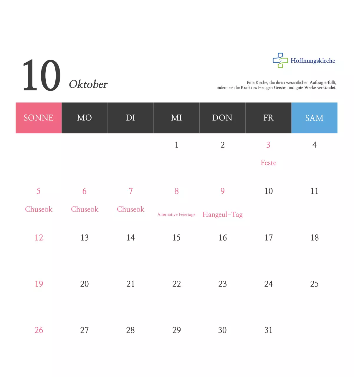 Einfache Kalligraphie Bibel Kirche Förderung