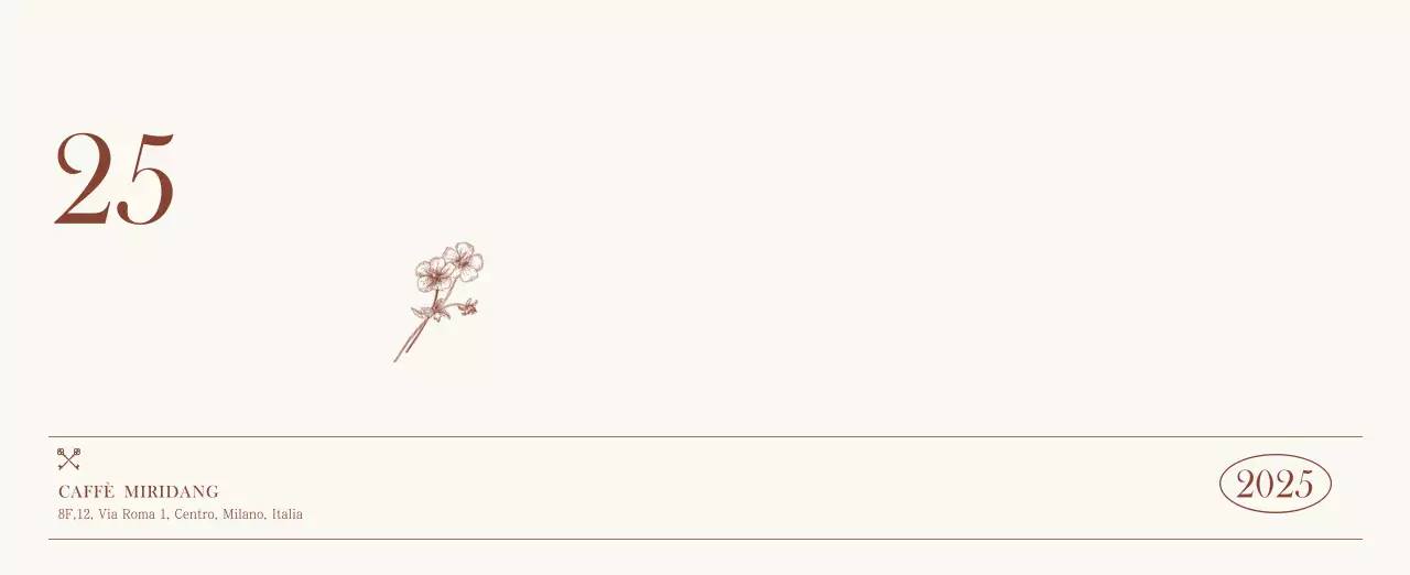 Promuovere il caffè vintage beige