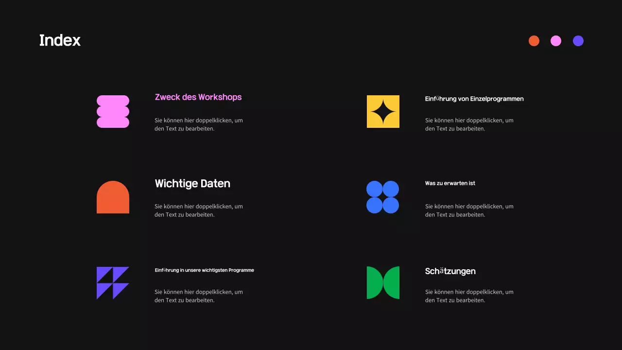 Black Modern Workshop Leitfaden