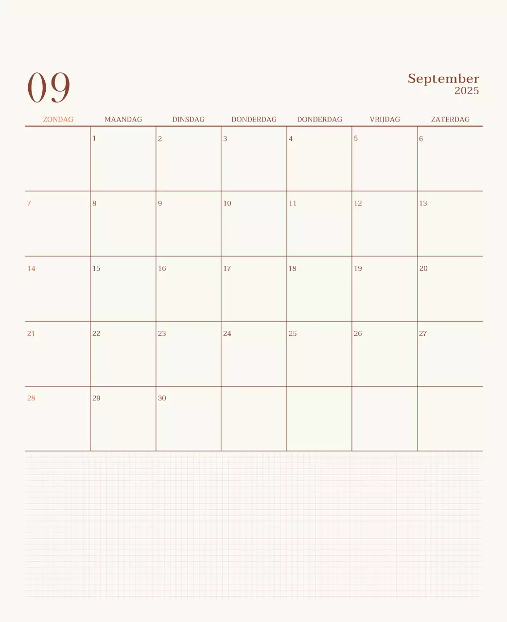 Promoot Beige Vintage Café