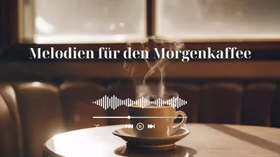 braune Retro-Musik-Wiedergabeliste