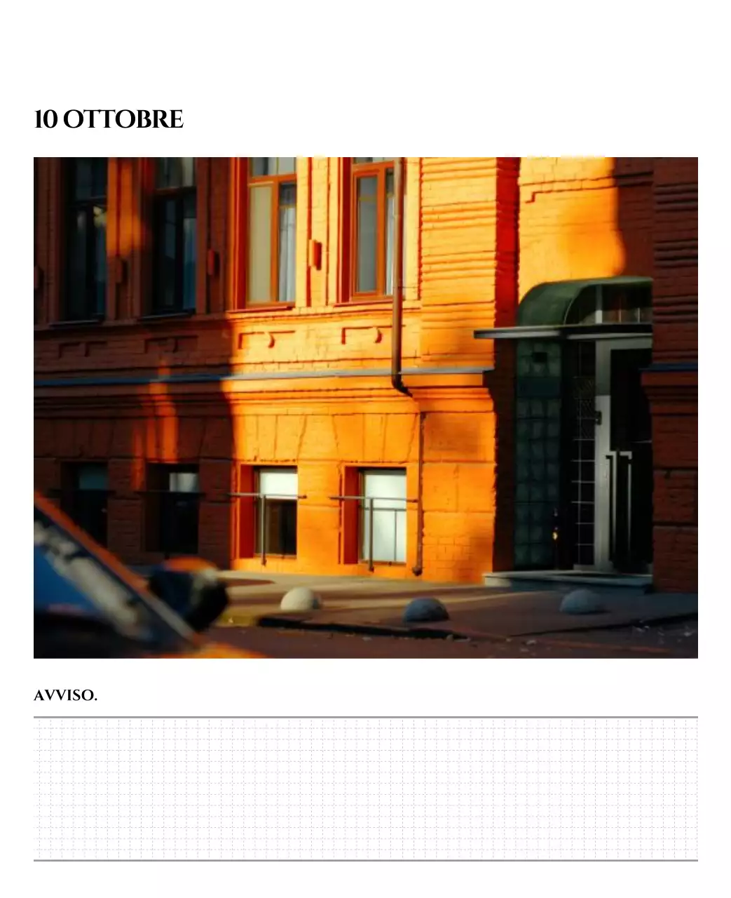 Calendario semplice con concetto di fotografia di viaggio emozionale in bianco e nero