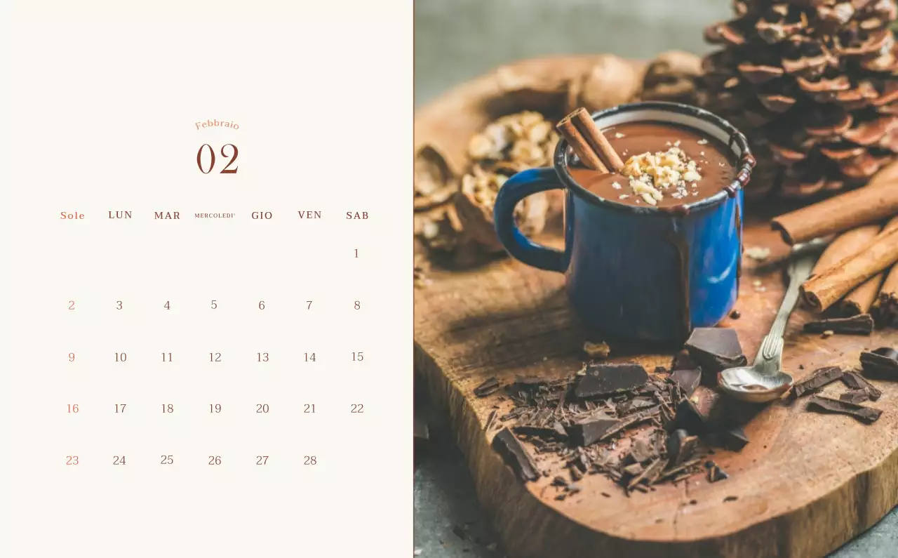 Promuovere il caffè vintage beige