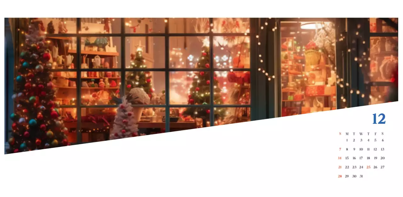 Blauwe moderne ziekenhuiskalender