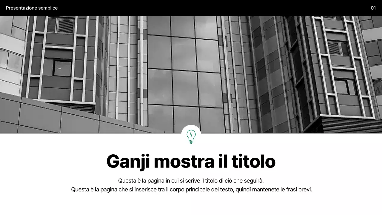 Presentazione minima della menta spiegata