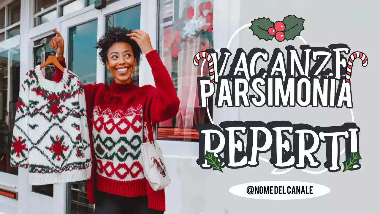 Pubblicità natalizia d'epoca rossa