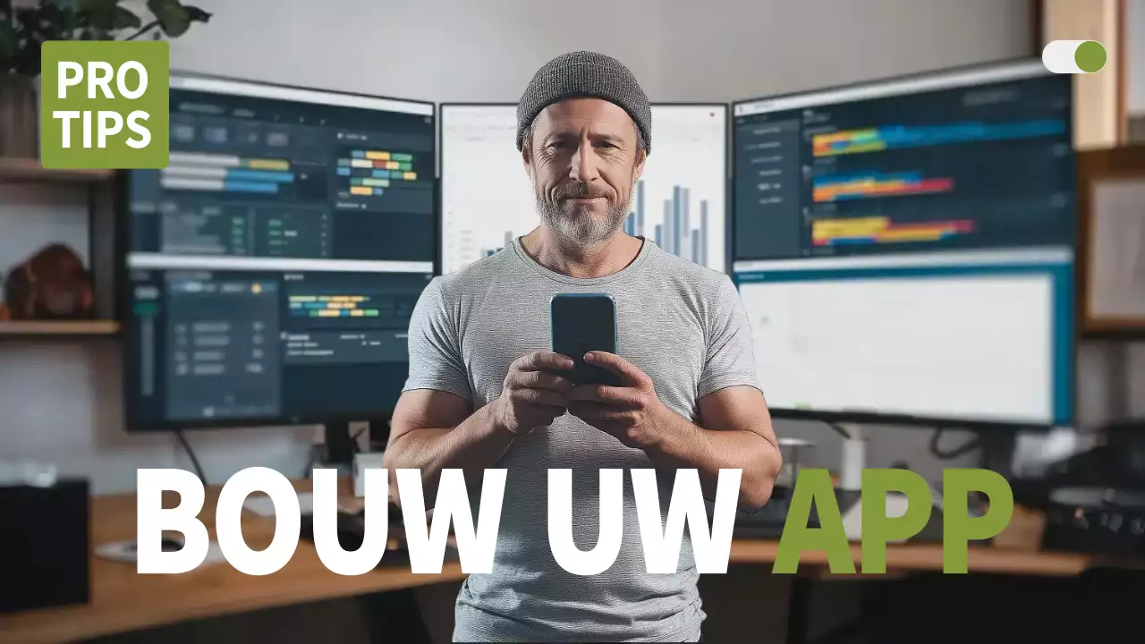 groene moderne app gids