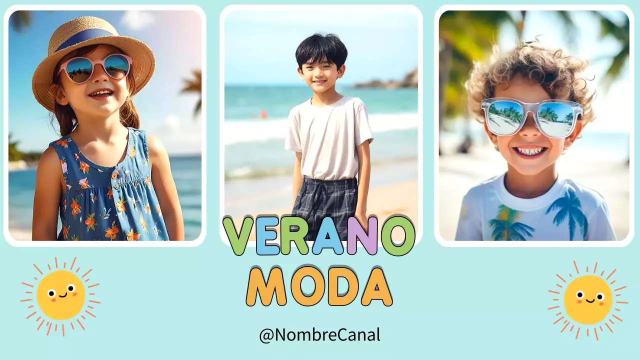 Promoción infantil colorida y moderna