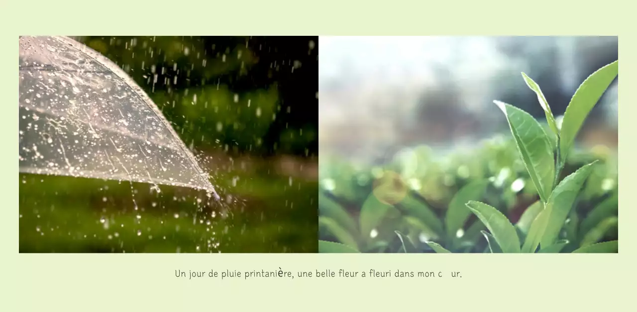 Calendrier botanique blanc et propre