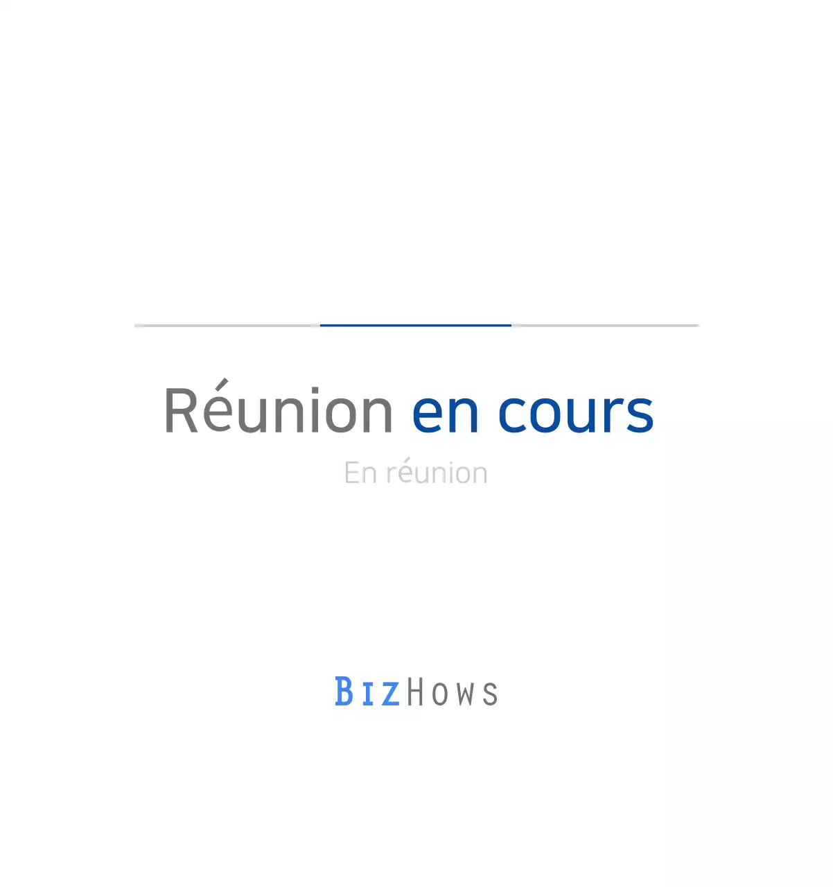 Publicité pour un calendrier d'entreprise minimaliste bleu