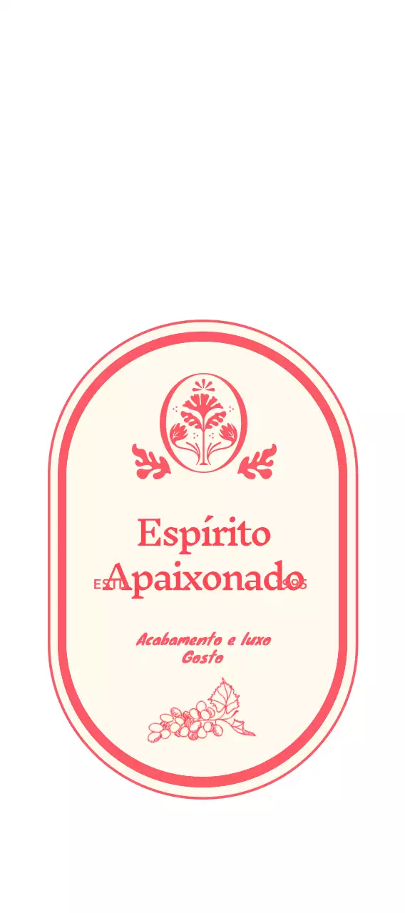 Logótipo de design vintage vermelho