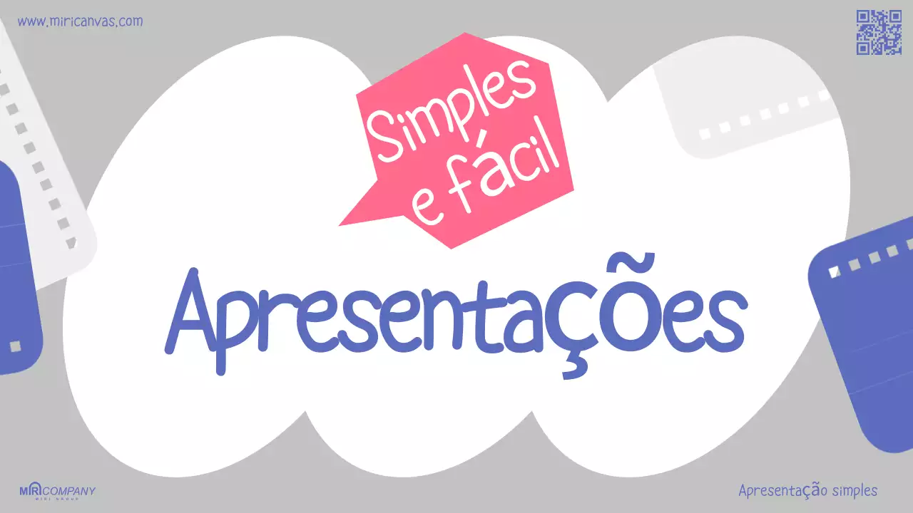 Guia de Apresentação Simples Azul