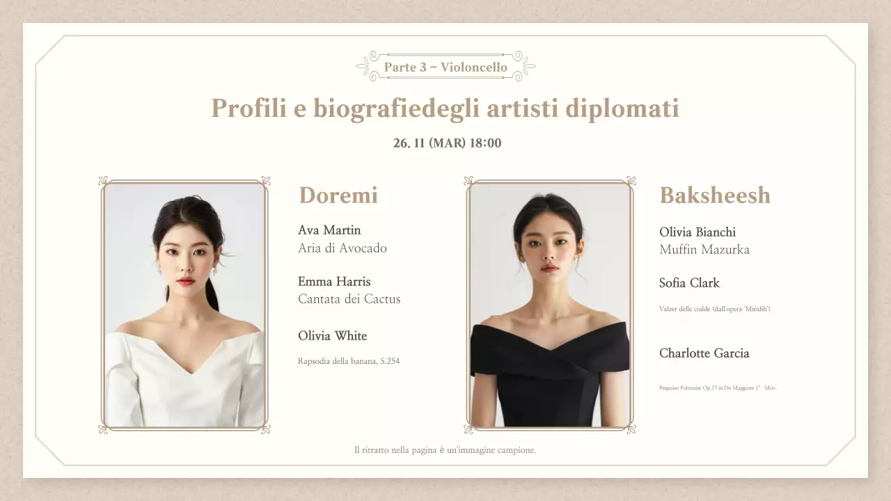 Guida ai concerti di Beige Classical