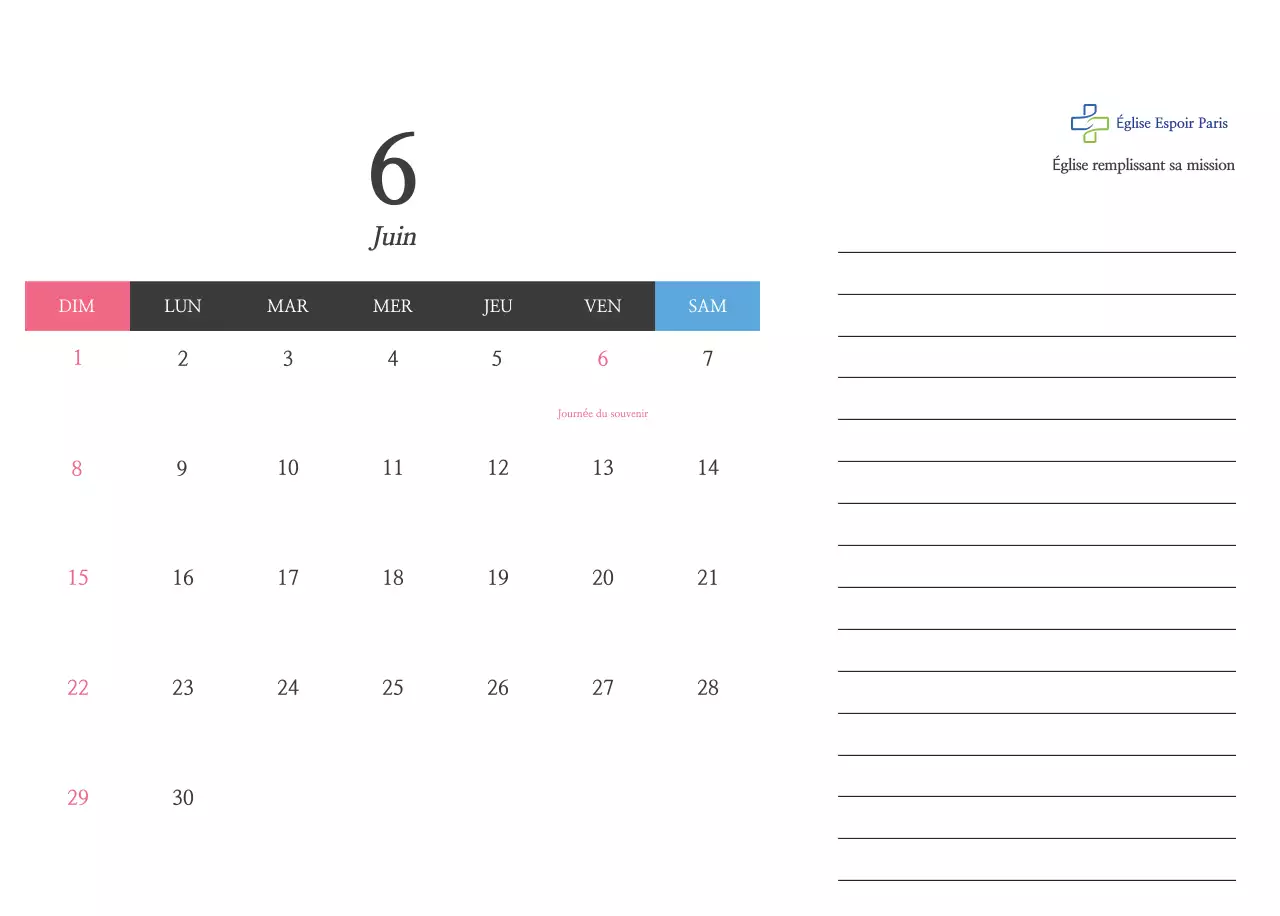 Calligraphie simple Promotion de l'église biblique