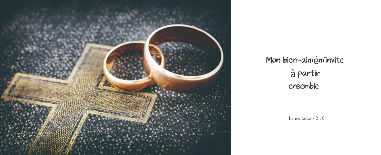 Calligraphie simple Promotion de l'église biblique