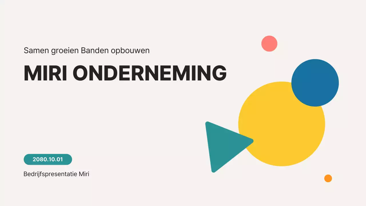 Beige Modern Over Ons Beschrijving