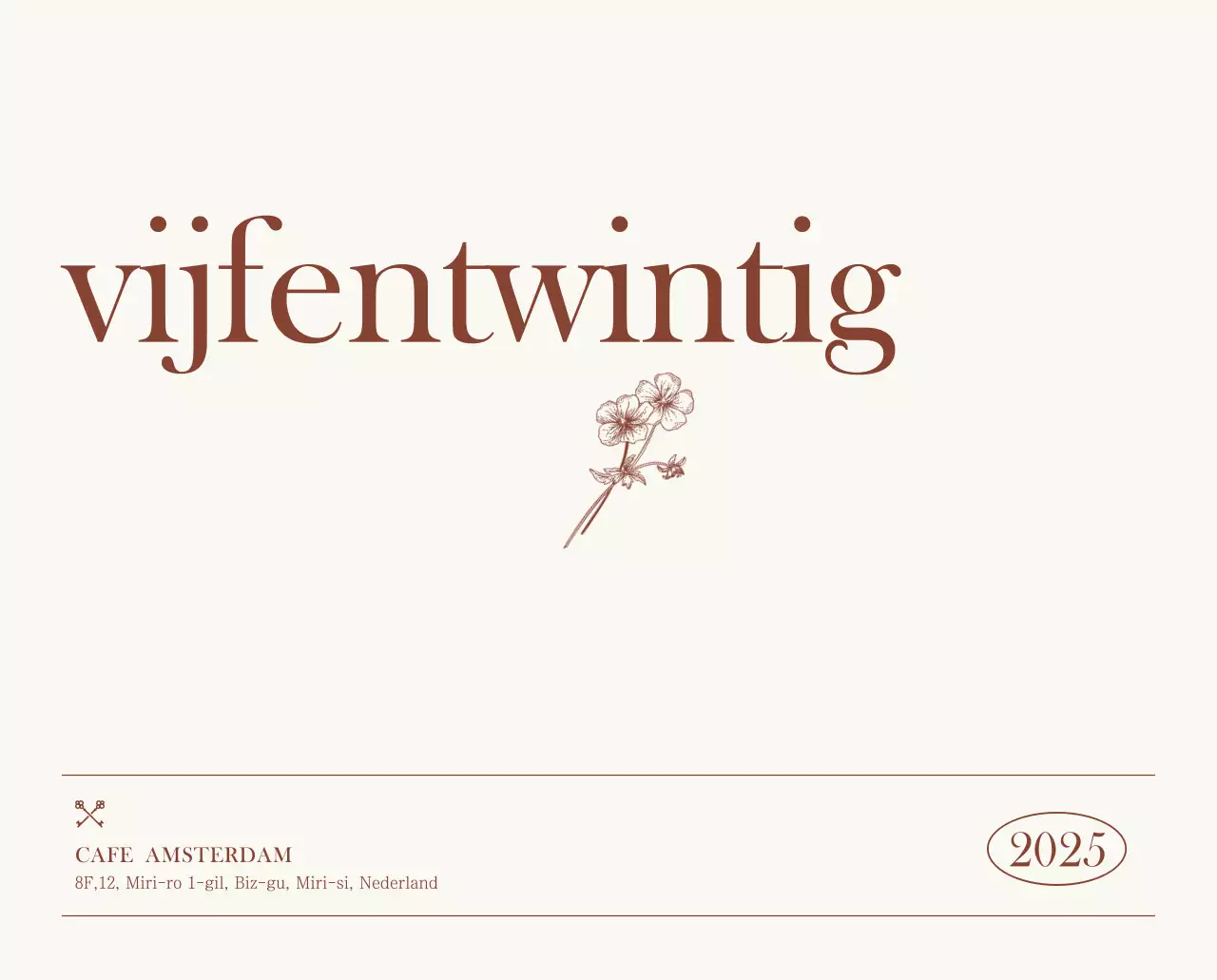 Promote Beige Vintage Café