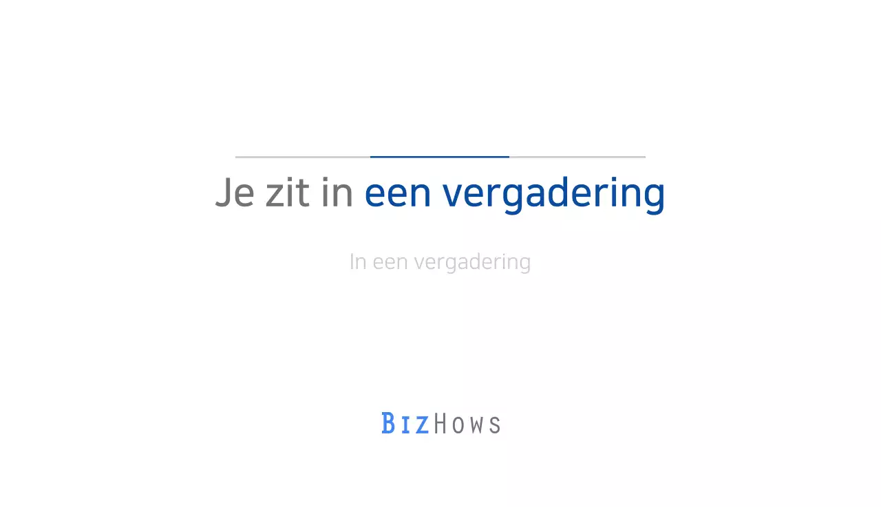 Blauwe Kalender Modern