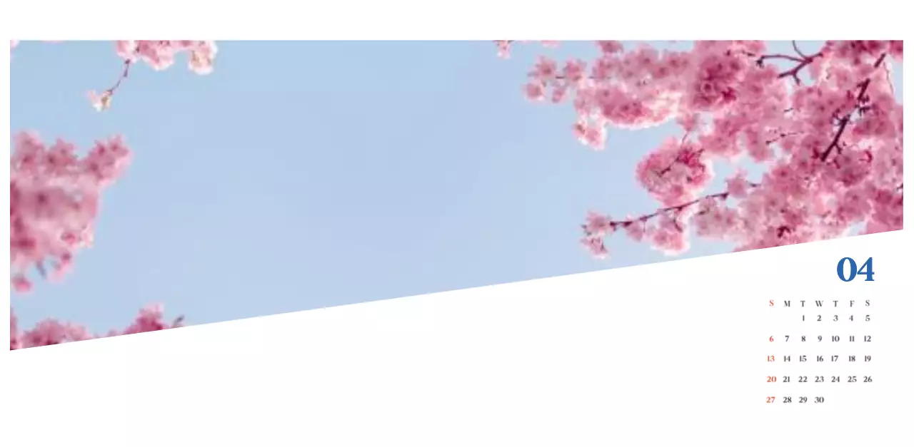 Blauwe moderne ziekenhuiskalender