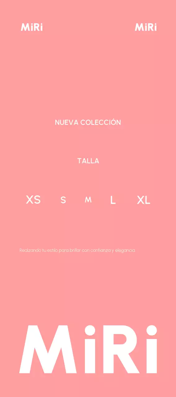 Anuncio de moda moderna rosa