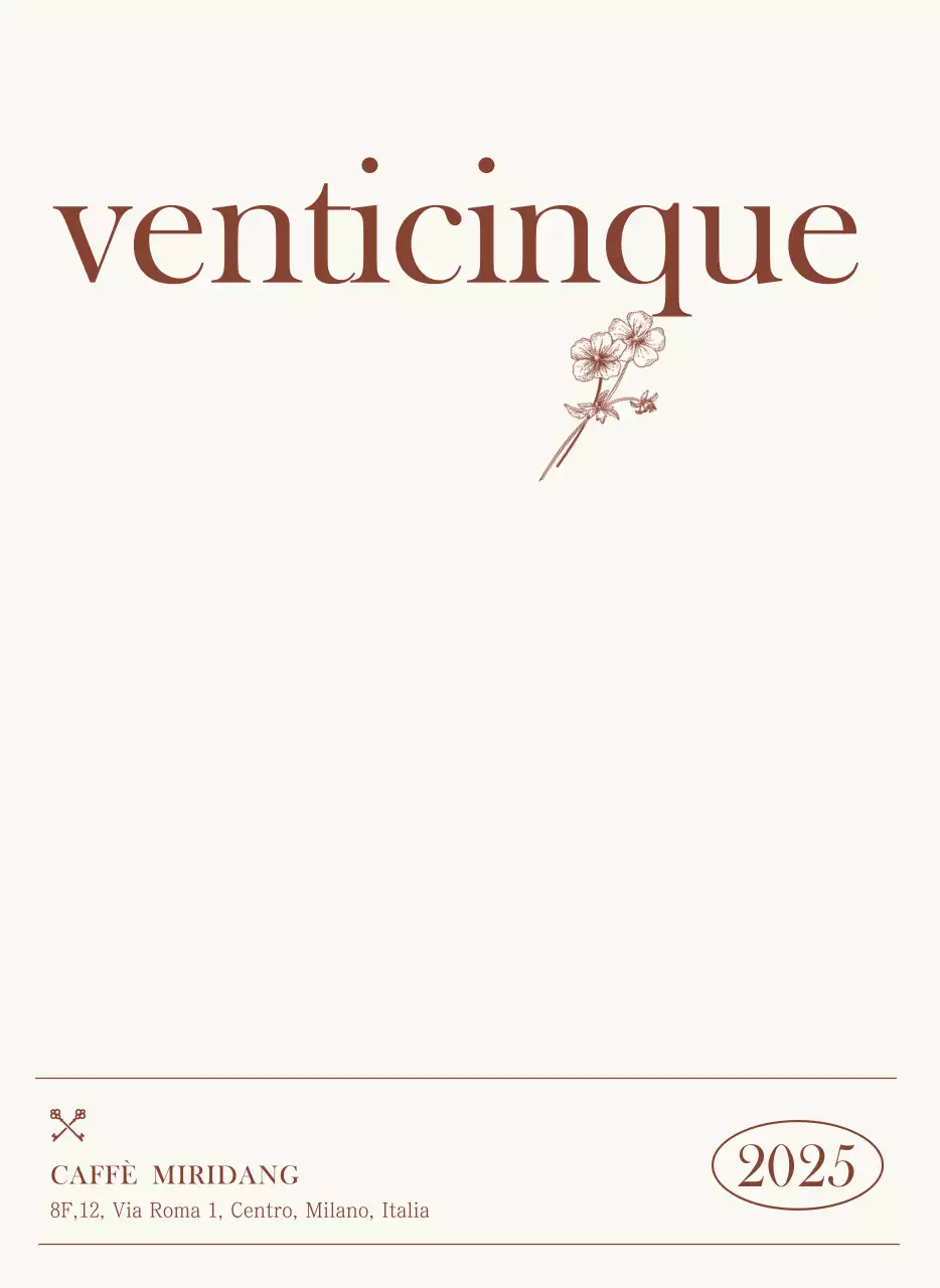 Promuovere il caffè vintage beige