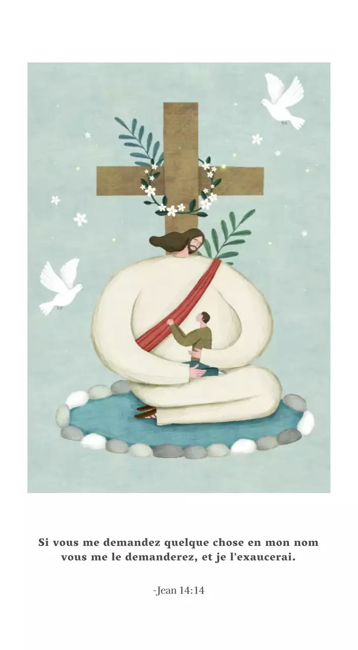 Illustration pastel de l'église