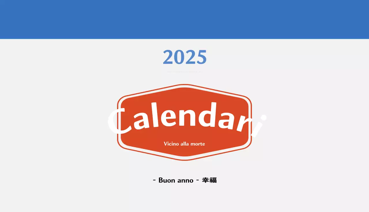 Calendario della memoria di concezione retrò in rosso