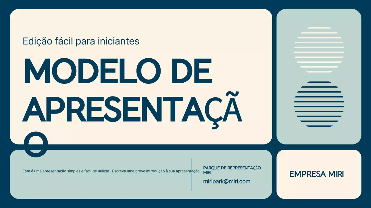 Introdução ao Mint Simple Presentations