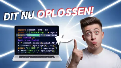 blauwe moderne codeerhandleiding