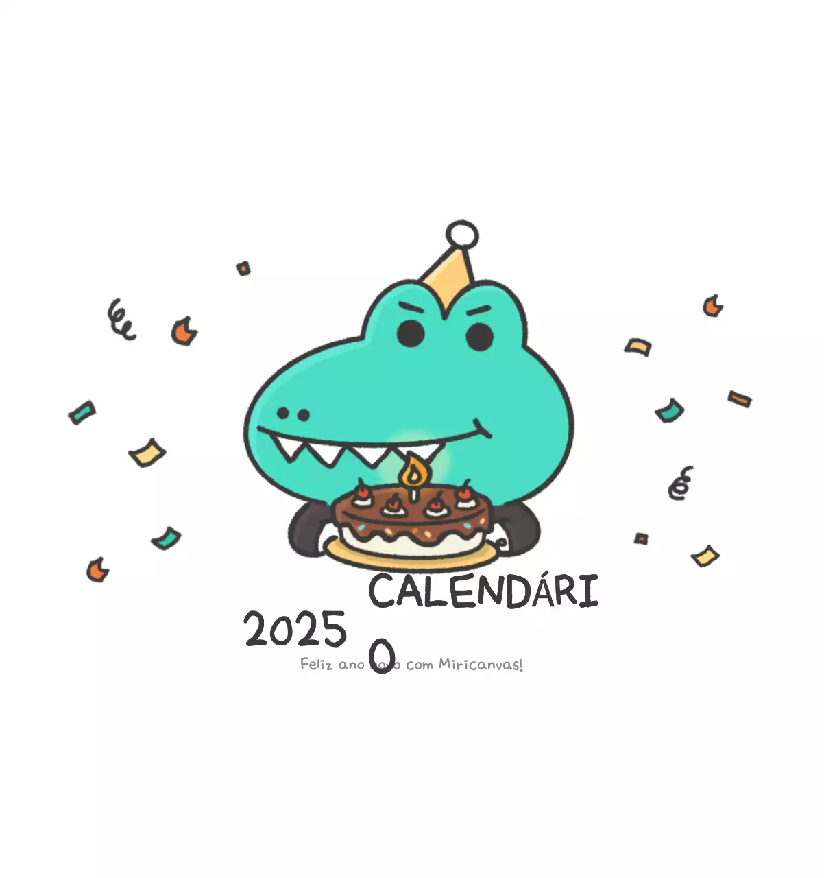 Um calendário com um conceito de ilustração de Ago muito giro