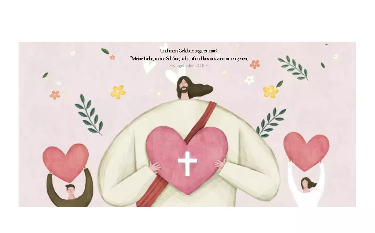 Pastell saubere Illustration Kirche