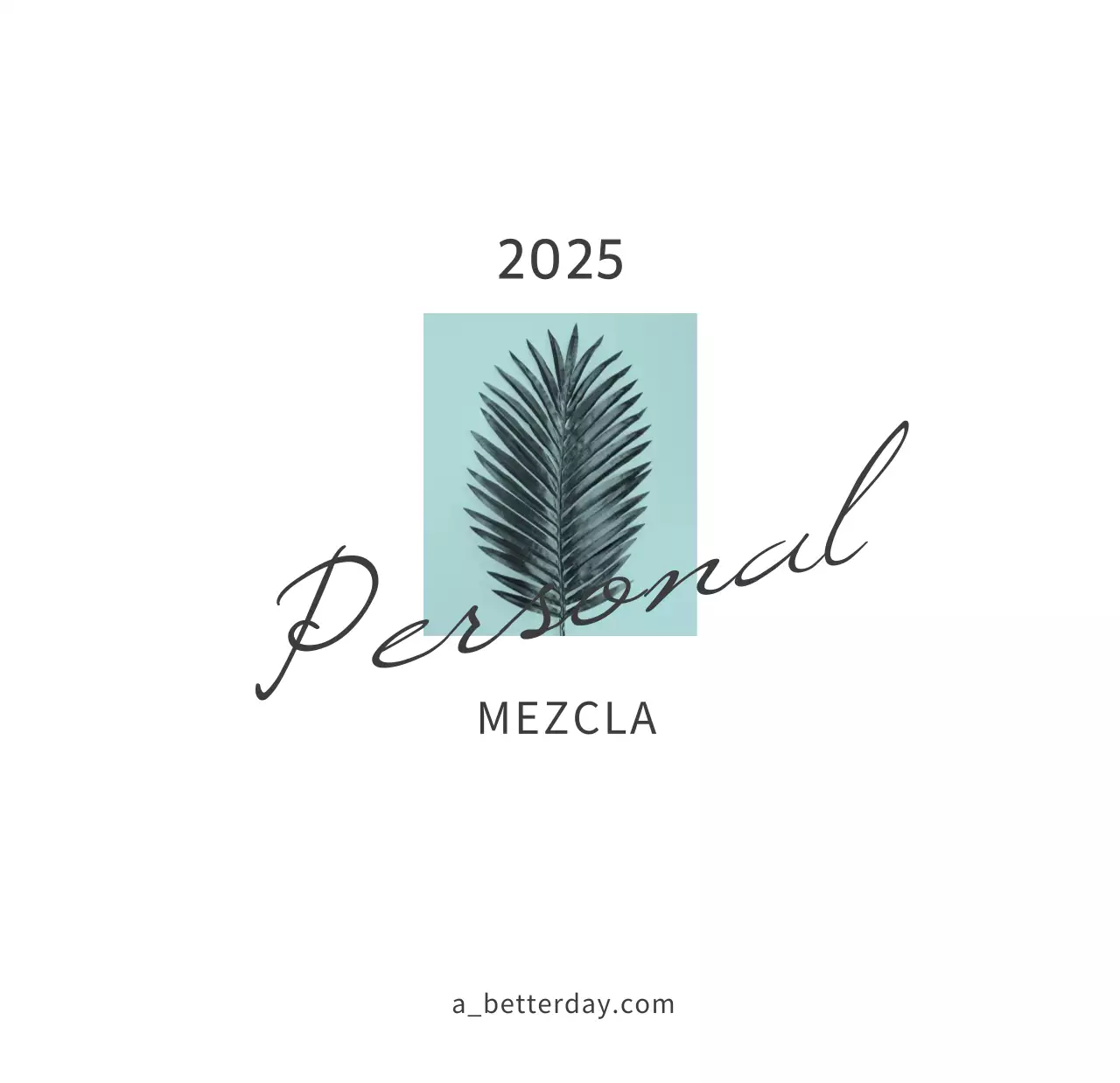 Calendario blanco de naturaleza botánica limpia