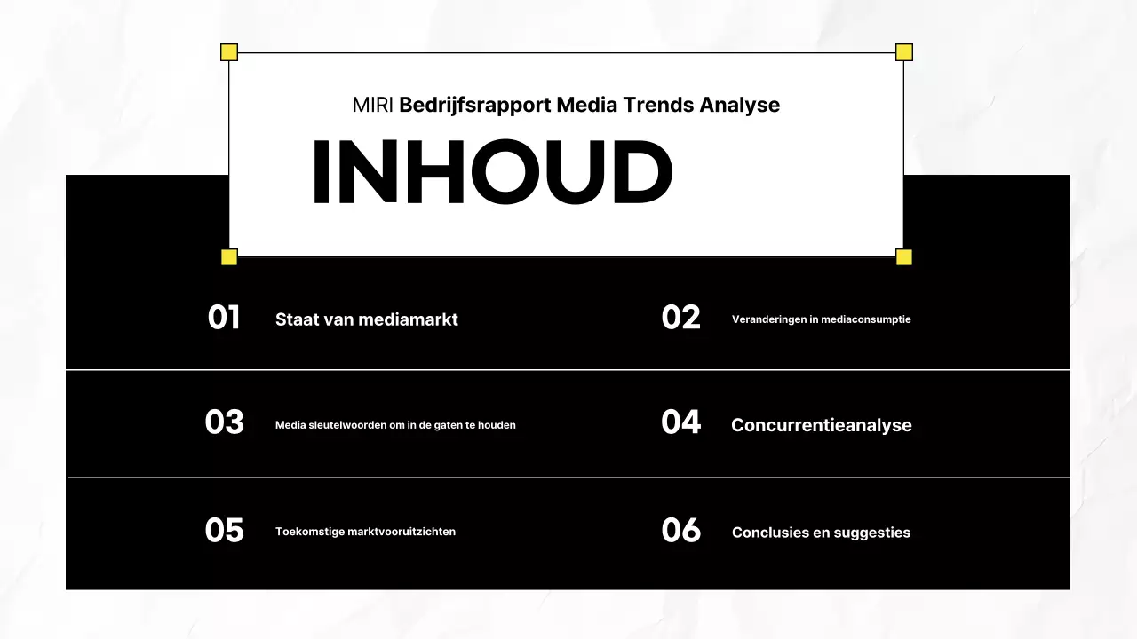 Zwarte moderne rapportinformatie leveren