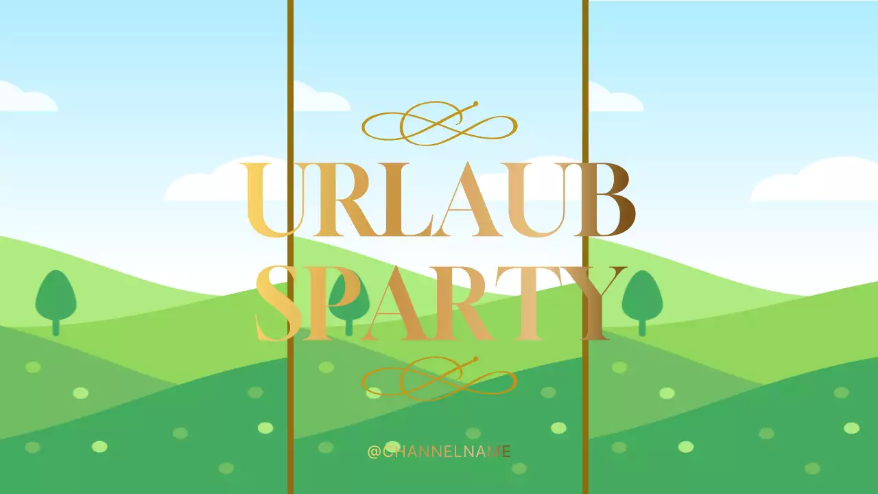 Gold Elegante Party-Einladung