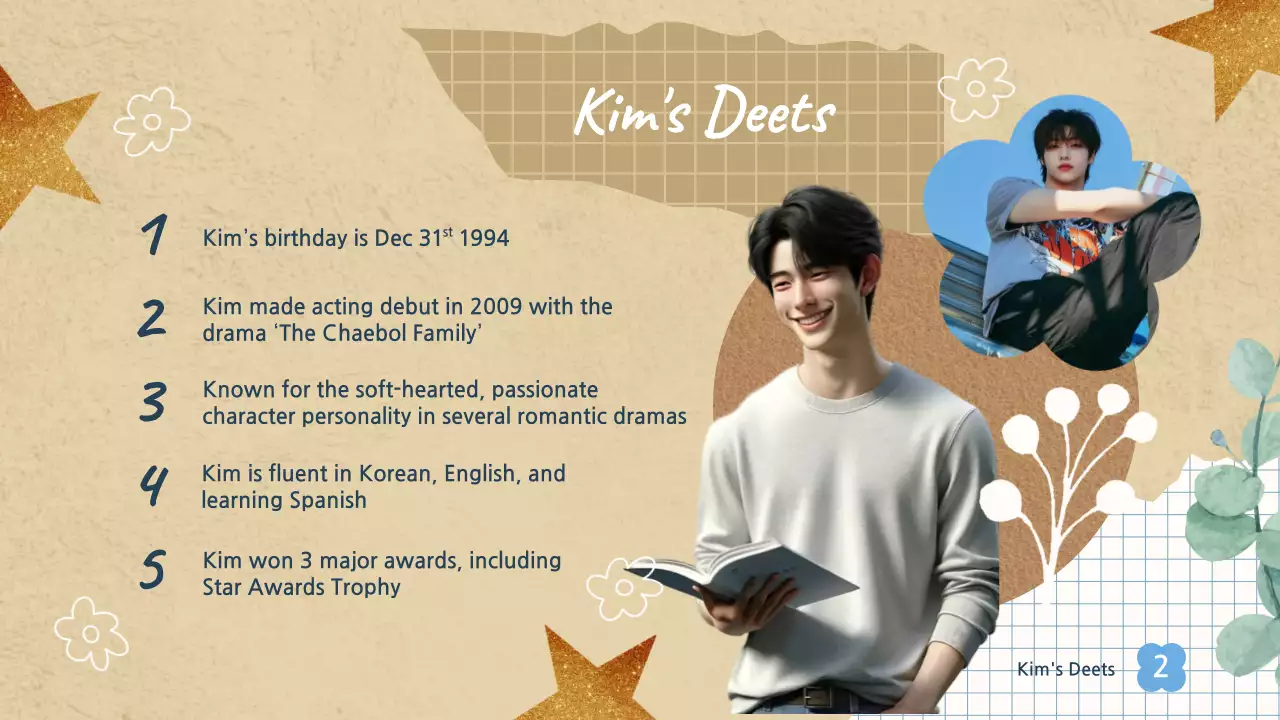 Beige Modern K-Drama Pitch Presentation